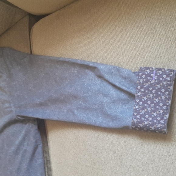 Society Of Threads Blue and Gray Shirt - Picture 7 of 9